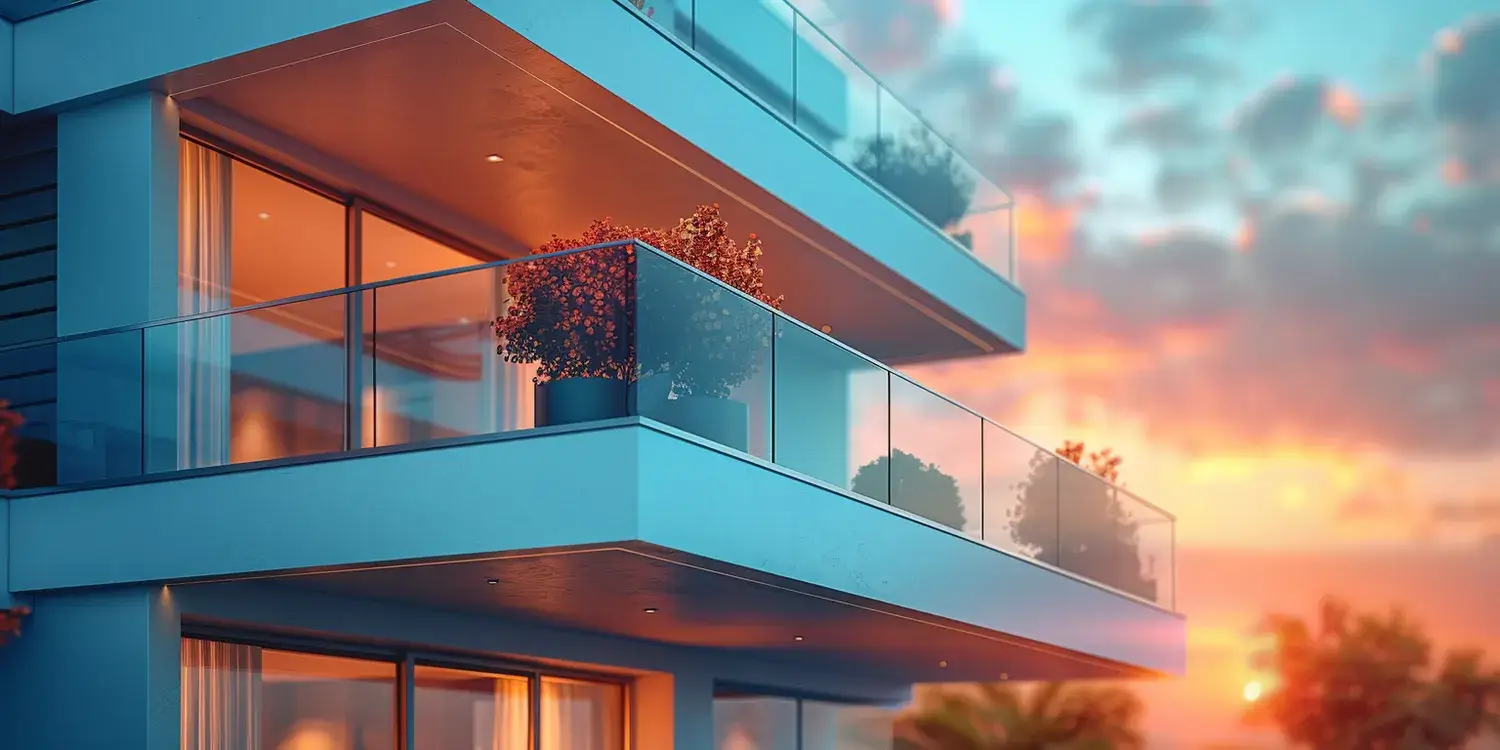 Balustrady szklane wewnętrzne Warszawa